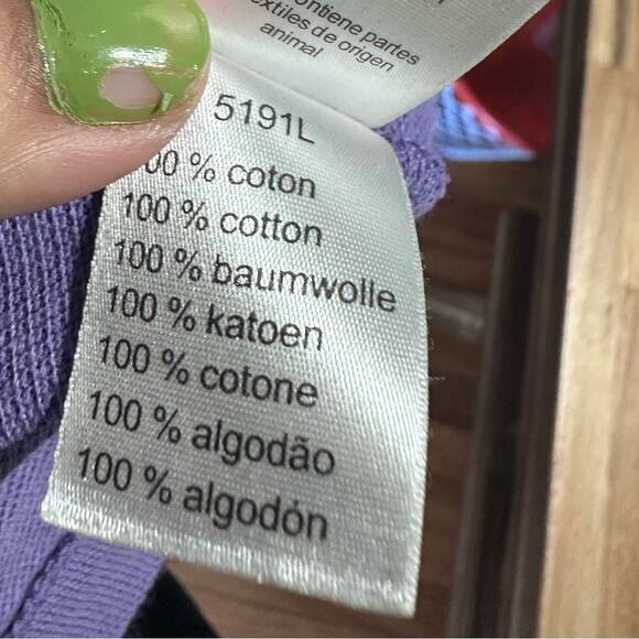 Lacoste Purple Short Sleeve Polo Shirt - Picture 2 of 8